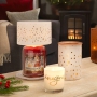 Yankee Candle Magical Christmas prstenec ozdobný kovový na střední a velké vonné svíčky Classic Illuma Lid