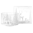Yankee Candle Arctic Forest stínítko + talíř velký na střední a velké vonné svíčky Classic 10 x 15 cm (stínítko) 15 x 15 cm (talíř)