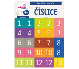 Ditipo Číslice zábavné učení pexeso seznámení se s čísly od 1-20 a desítkami 10-90, 297 x 222 mm