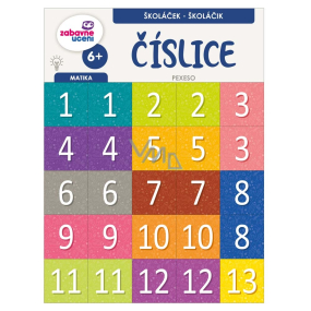 Ditipo Číslice zábavné učení pexeso seznámení se s čísly od 1-20 a desítkami 10-90, 297 x 222 mm