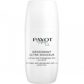 Payot Body Care Ultra Douceur 24h bez alkoholu, zvláčňující kuličkový deodorant antiperspirant roll-on pro ženy 75 ml Payot Body Care Ultra Douceur 24h bez alkoholu, zvláčňující kuličkový deodorant antiperspirant roll-on pro ženy 75 ml