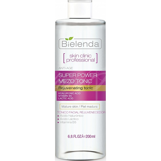 Bielenda Skin Clinic Professional odmładzające tonik do twarzy 200 ml
