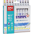 Apli Kids Stamps dwustronne markery z pieczątką mix kolorów 10 sztuk