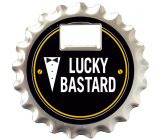 Nekupto Lucky Bastard otwieracz, podkładka i magnes 10 cm