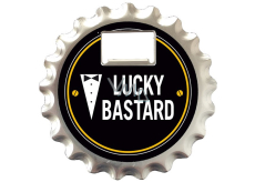 Nekupto Lucky Bastard otwieracz, podkładka i magnes 10 cm