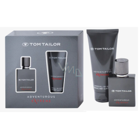 Tom Tailor Adventurous Extreme woda toaletowa 30 ml + żel pod prysznic 100 ml, zestaw upominkowy dla mężczyzn Tom Tailor Adventurous Extreme woda toaletowa 30 ml + żel pod prysznic 100 ml, zestaw upominkowy dla mężczyzn