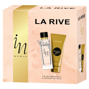 La Rive In Woman woda perfumowana 90 ml + żel pod prysznic 100 ml, zestaw prezentowy dla kobiet