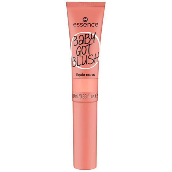 Essence Baby Got Blush płynny róż do policzków 40 Coral Crush 10 ml