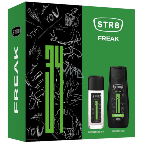 Srt8 Freak perfumowany dezodorant szkło 85 ml + żel pod prysznic 250 ml, zestaw kosmetyczny dla mężczyzn