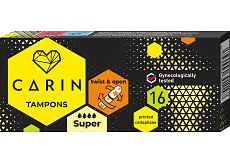 Carin Super tampony damskie, 16 szt.