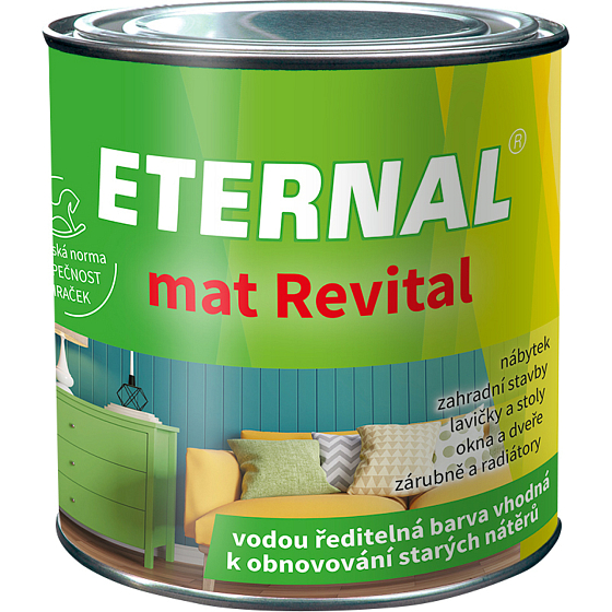 Eternal mat Revital kolor do odnawiania starych powłok, 206 zielony, 350 g
