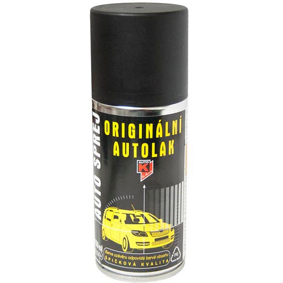 Kwasny Auto-K Color Škoda, oryginalny lak samochodowy w sprayu, 0100 biała matowa, 150 ml