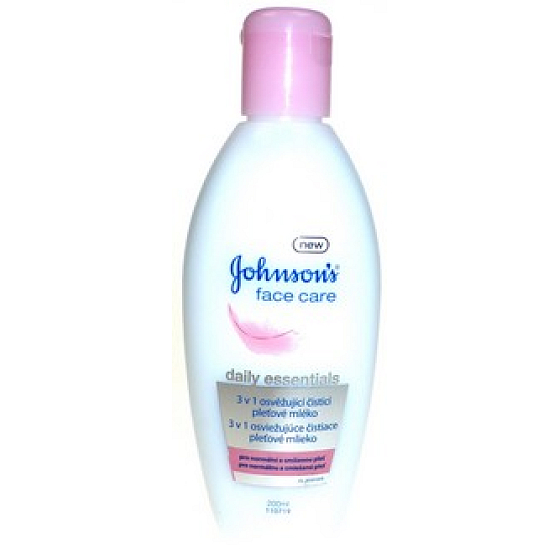 Johnsons Face Care Daily Essentials 3v1 osvěžující pleťové mléko 200 ml