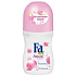 Fa Natural & Soft Rose & Almond Milk kuličkový deodorant roll-on pro ženy 50 ml