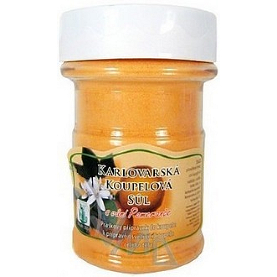 Karlovarská sůl do koupele s vůní Pomeranče 300 g
