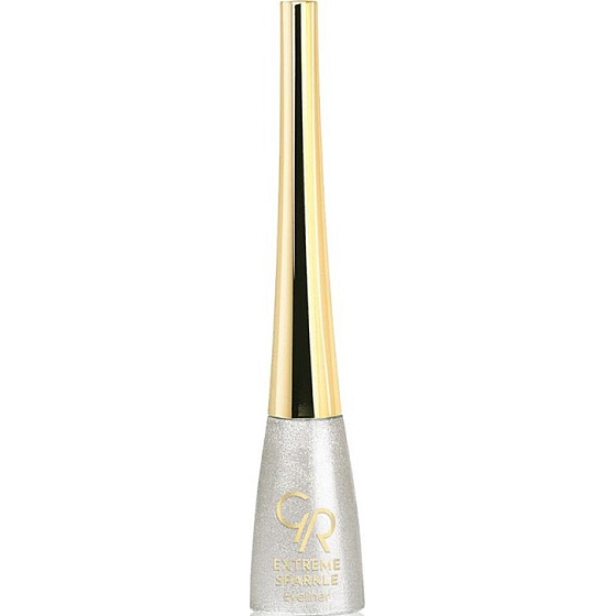 Golden Rose Extreme Sparkle Eyeliner oční linky 101 stříbrné 5,5 ml
