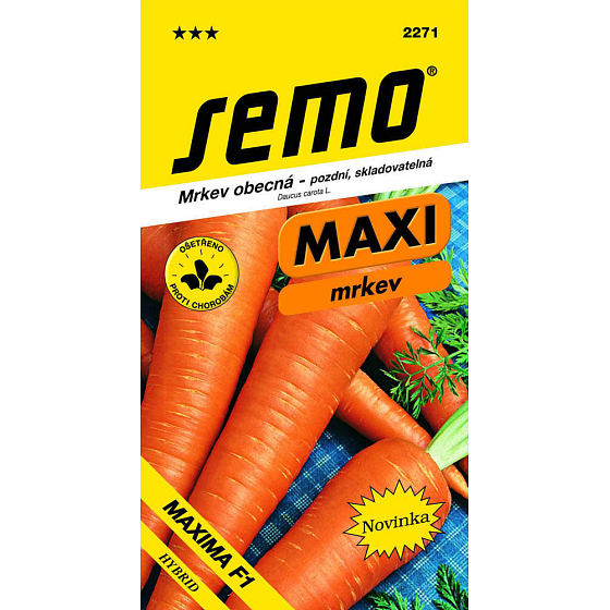 Semo Mrkev obecná Maxi Maxima F1 hybrid pozdní, skladovatelná 1 g
