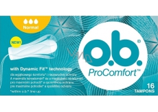 o.b. ProComfort Normal z Dynamic Fit tampony 16 sztuk