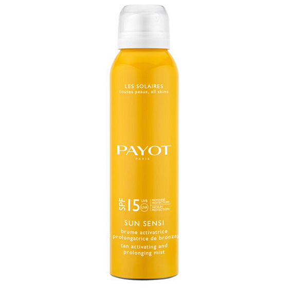 Payot Sun Sensi Brume Anti-Age SPF15 aktivační mlha pro prodloužení opálení 125 ml