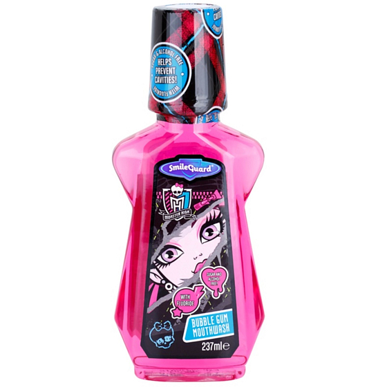 Mattel Monster High s příchuť Bubble Gum ústní voda pro děti 237 ml