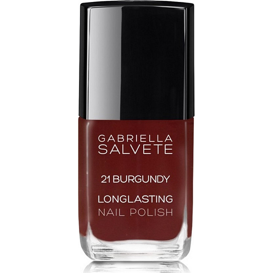 Gabriella Salvete Longlasting Enamel długotrwały lak do paznokci o wysokim połysku 21 Burgundy 11 ml