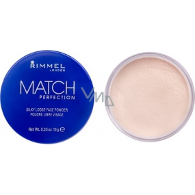 Rimmel London Match Perfection Loose Powder puder 001 Transparent 10 g