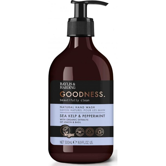 Baylis & Harding Mořská chaluha a Mentol sprchový gel dávkovač 500 ml