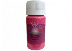 Art e Miss Uniwersalna farba akrylowa metaliczna 51 Różowa 40 g