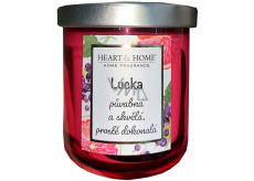 Heart & Home Świeca zapachowa grejpfrut i czarna porzeczka o imieniu Lucka 110 g