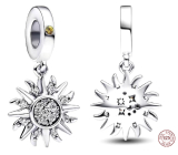 Zawieszka Srebro Sterlingowe 925 Słoneczny Charm, Zawieszka do Bransoletki Kosmos