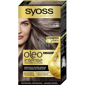 Syoss Oleo Intense Color farba do włosów bez amoniaku 7-56 Popielaty średni blond