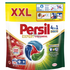 Persil Discs Expert Stain Removal 4v1 kapsle na praní všech druhů prádla 34 dávek Persil Discs Expert Stain Removal 4v1 kapsle na praní všech druhů prádla 34 dávek