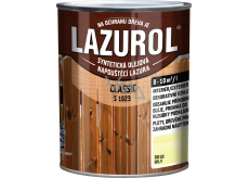Lazurol Classic S1023 cienkowarstwowa lazura do drewna z zawartością olejów, 0010 biały, 750 ml
