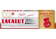 Lacalut White pasta do zębów + nić dentystyczna, 75 ml