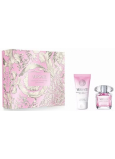 Versace Bright Crystal Pour Femme toaletní voda 30 ml + tělové mléko 50 ml, dárková sada pro ženy