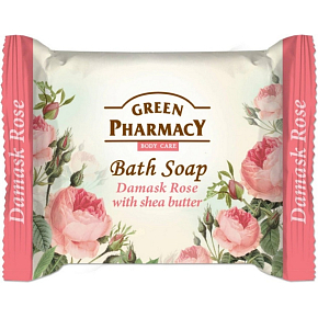 GREEN tuhé mýdlo Damašková růže & bambucké máslo 100 g GREEN tuhé mýdlo Damašková růže & bambucké máslo 100 g