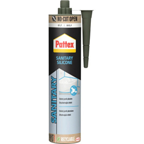 PATTEX Silikon sanitarny, biały, 280 ml