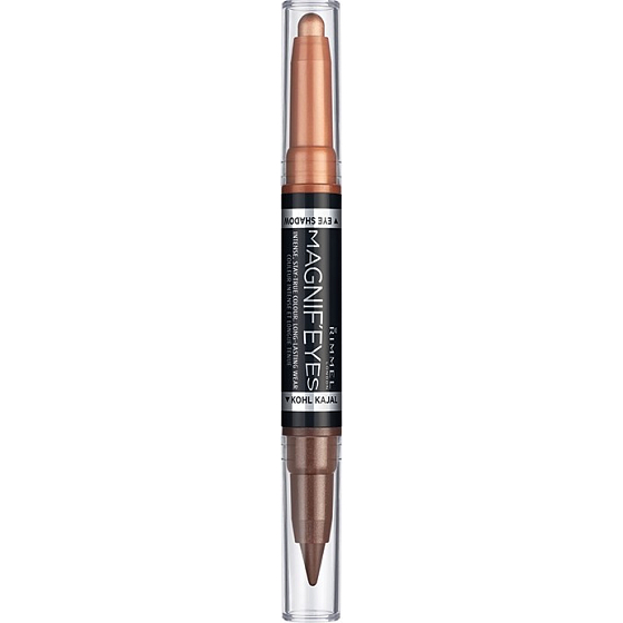 Rimmel London Magnif Eyes 2v1 oční stíny a kajalová tužka 002 Kissed By A Rose Gold 1,6 g