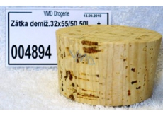 Korekowa zatyczka do demizona 32 x 55 x 50 mm, 50 l