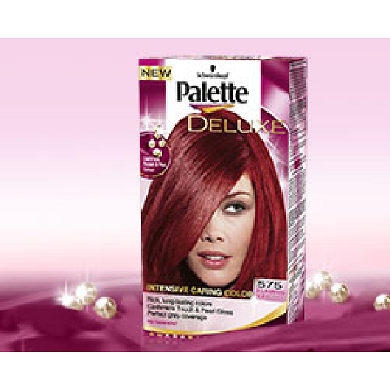 Schwarzkopf Palette Deluxe barva na vlasy 575 ohnivě červená 115 ml