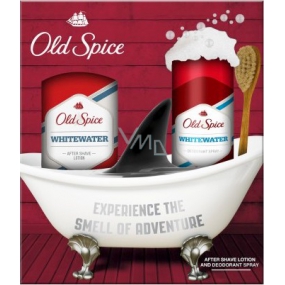 Old Spice White Water voda po holení 100 ml + deodorant sprej 125 ml, kosmetická sada Old Spice White Water voda po holení 100 ml + deodorant sprej 125 ml, kosmetická sada