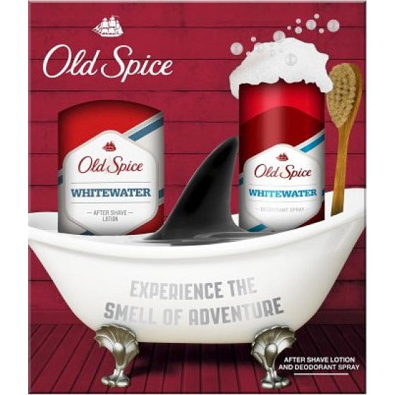 Old Spice White Water voda po holení 100 ml + deodorant sprej 125 ml, kosmetická sada
