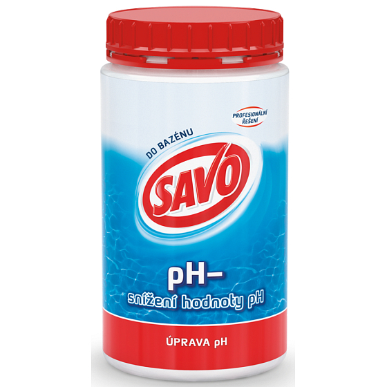 Savo pH- Obniżenie wartości pH w basenie 1,2 kg, exp. 02.2026