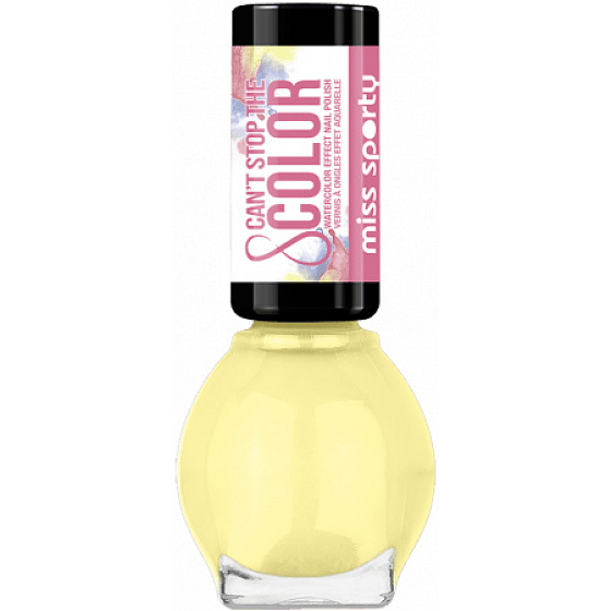 Miss Sporty Cant Stop The Color Nail Polish lak na nehty 10 Yellow Paint - Citrónově žlutá 7 ml