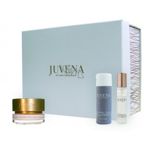 Juvena Skin Energy Rich Moisture bohatý hydratační krém pro suchou pleť 50 ml + SkinNova SC Serum 10 ml + Lifting Peeling Powder 20 g, kosmetická sada