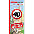 Bohemia Gifts Mleczna czekolada Wszystko najlepsze 40, prezent 100 g