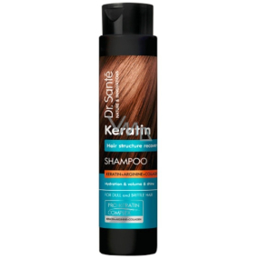Dr. Santé Keratin Szampon regenerujący i nawilżający do osłabionych, łamliwych włosów bez blasku 250 ml Dr. Santé Keratin Szampon regenerujący i nawilżający do osłabionych, łamliwych włosów bez blasku 250 ml