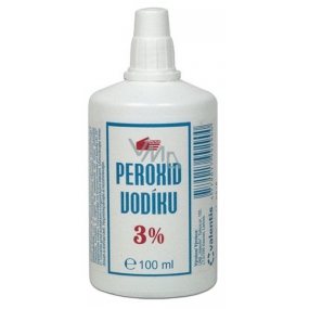 JSC Valentis Peroksyd wodoru 3% płyn do oczyszczania skóry do uwalniania i zmiękczania zaskórników, szczególnie u osób z tłustą skórą 100 ml