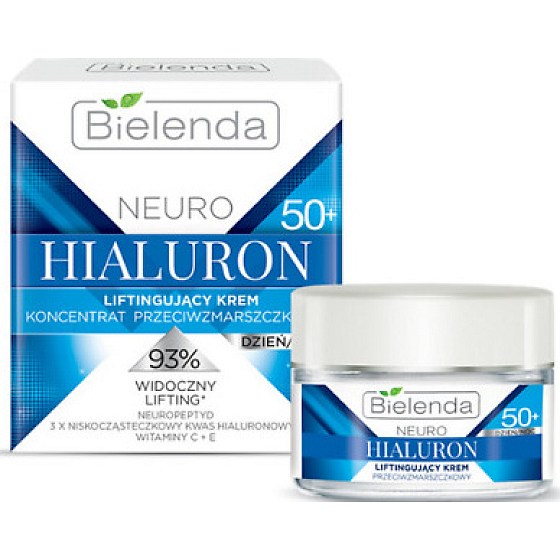 Bielenda Neuro Hyaluron 50+ krem nawilżająco-liftingujący do twarzy dzień/noc 50 ml