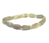 Granat Tsavorite elastyczny naturalny kamień, kulka 6 - 10 mm / 16 - 17 cm, maskot ogrodników